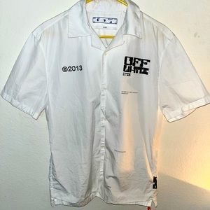 OFF-WHITE bottom up shirt
